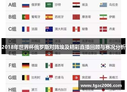 2018年世界杯俄罗斯对阵埃及精彩直播回顾与赛况分析